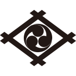 井桁に三つ巴紋