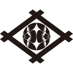 井桁に割り木瓜紋