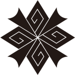 稲光付き四つ稲妻紋