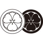 陰陽丸に剣片喰紋