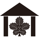 庵に鬼梶の葉紋