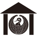 庵に鶴の丸紋