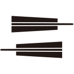 入れ違い二本扇紋