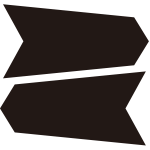 入れ違い矢筈紋