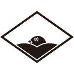 糸菱に覗き雁金紋