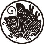 糸輪に揚羽蝶紋