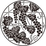 糸輪に葡萄棚紋