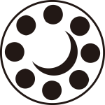 糸輪に八曜に三日月紋