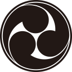 糸輪に左三つ巴紋