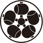 糸輪に五つ槌紋
