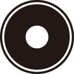 糸輪に蛇の目紋