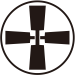 糸輪に十字杵紋