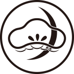 糸輪に陰光琳松に月紋