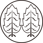 糸輪に陰並び杉紋