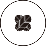 糸輪に豆違い鷹の羽紋