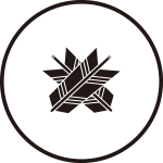 糸輪に豆違い矢紋