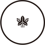 糸輪に豆立ち沢瀉紋