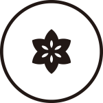 糸輪に豆花鉄線紋