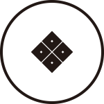 糸輪に豆四つ目紋