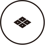 糸輪に豆四つ目菱紋