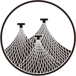 糸輪に三つ干網紋