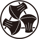 糸輪に三つ鉞紋