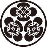 糸輪に三つ木瓜紋