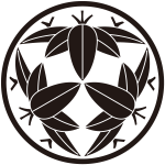 糸輪に三つ篠笹紋