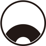 糸輪に覗き蛇の目紋