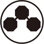 糸輪に隅切り滕紋