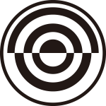 糸輪に太極図紋