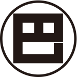 糸輪に巴の字紋