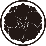 糸輪に裏牡丹紋