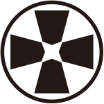 糸輪に四つ将棋駒紋