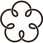 五つ結び釜敷紋