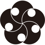 五つ捻じ分銅紋