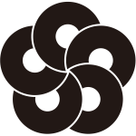 五つ捻じ蛇の目紋