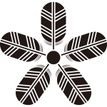 五つ鷹の羽車紋