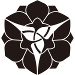 軸長三つ横見桔梗紋