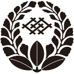 上り藤に違い井桁紋