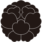 変り大割り牡丹紋