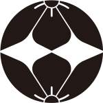 上下割り桔梗紋