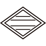 陰菱に二つ引き紋