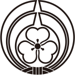 陰二つ熨斗輪に陰片喰紋