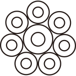 陰蛇の目八曜紋