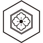 陰亀に甲花角紋