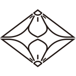 陰桔梗対い菱紋