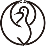 陰光琳鶴の丸紋