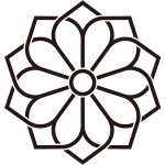 陰組み合せ八重桔梗紋