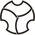 陰三つ捻じ地紙紋